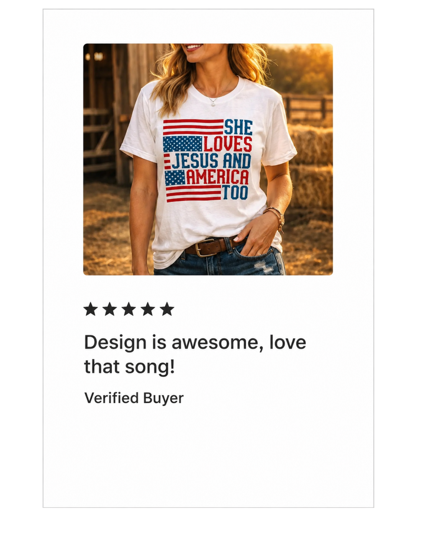 She Loves Jesus and America Too Shirt Mommy & Me Patriotic Christian Cowgirl Tee