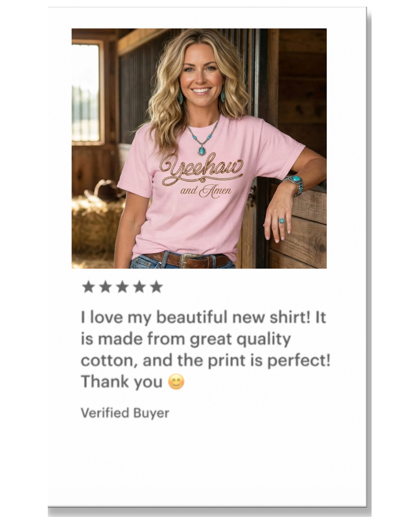 Yeehaw & Amen Western Graphic Tee