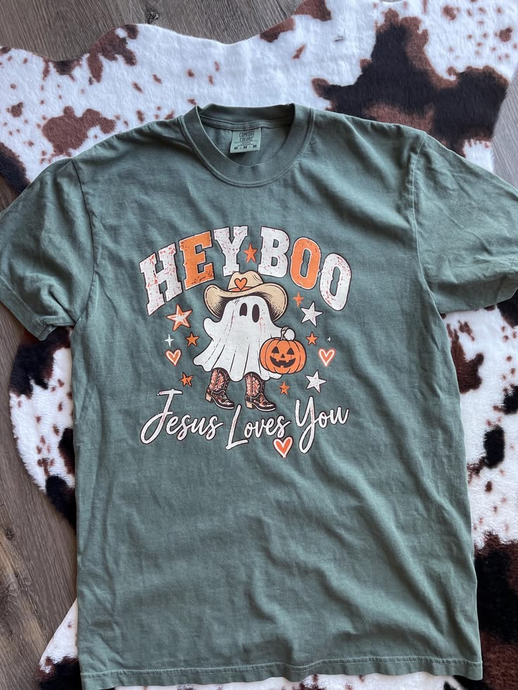 Hey Boo, Jesus Loves You Tee