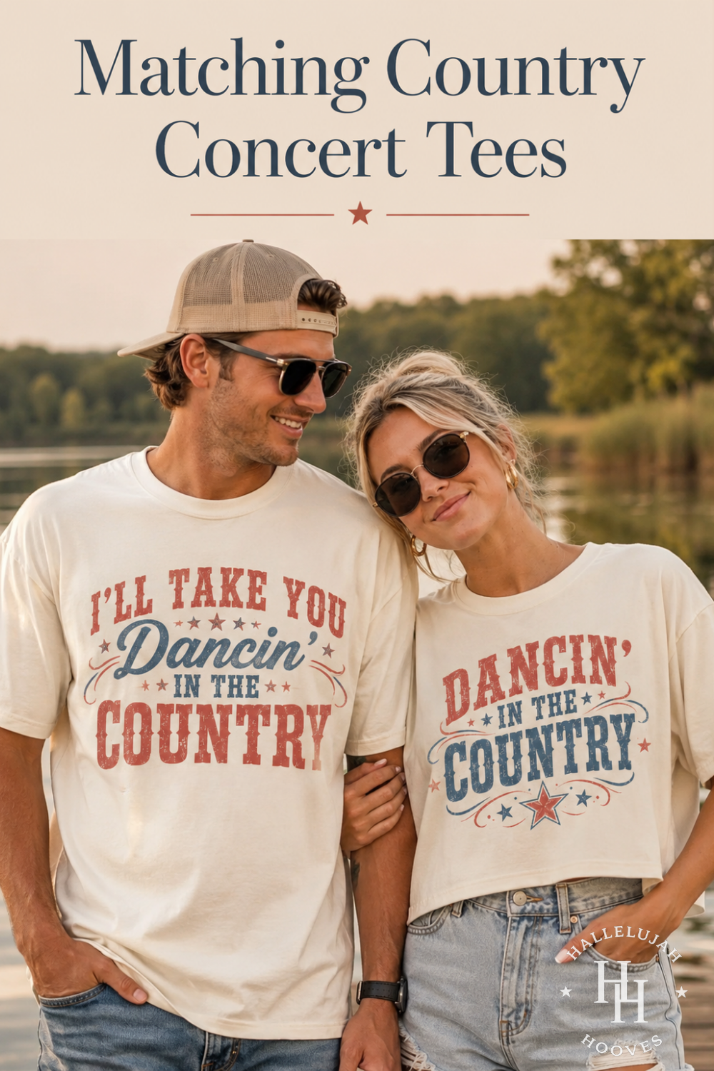 Matching Country Concert Shirts Dancin' in the Country Tees