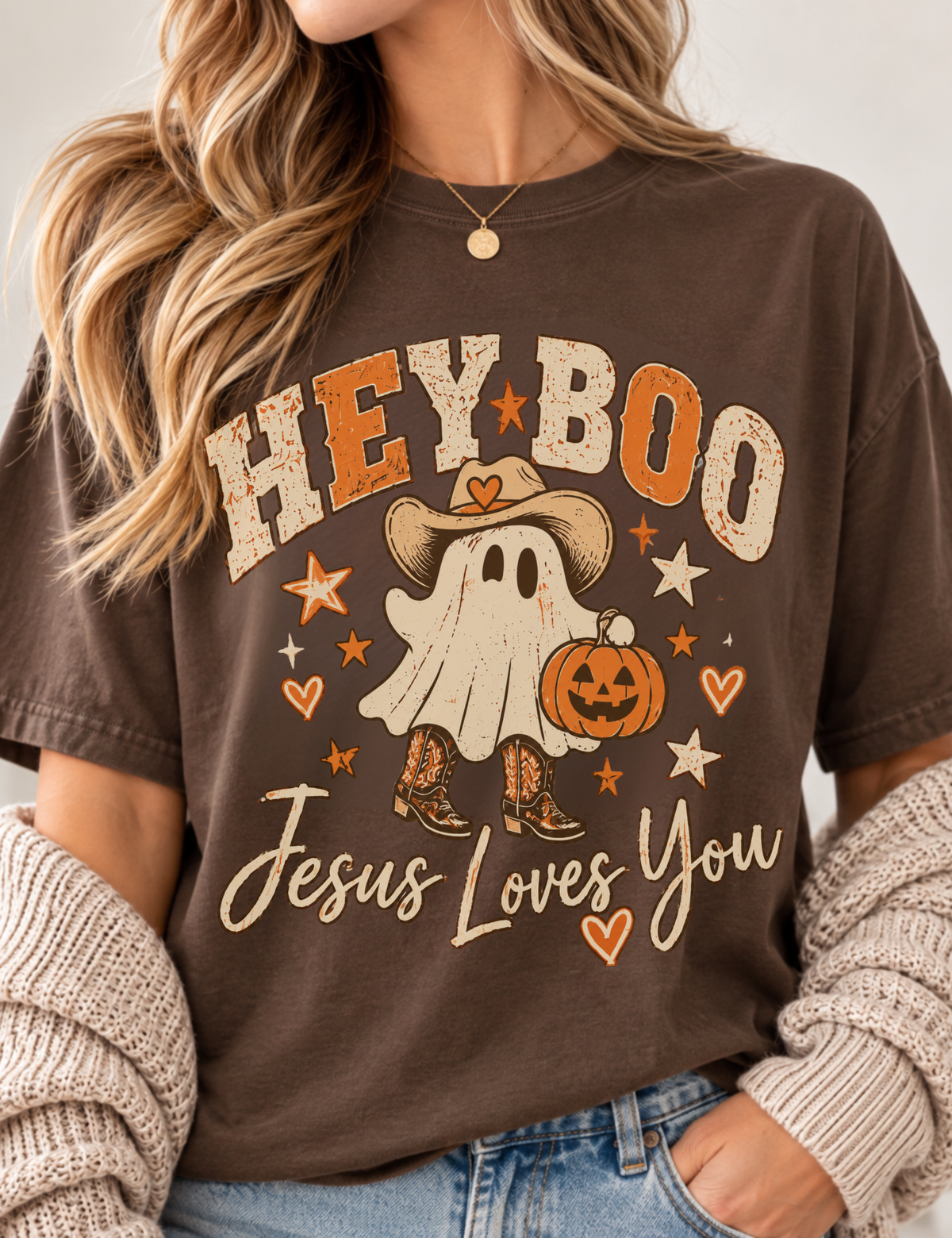 Hey Boo, Jesus Loves You Tee