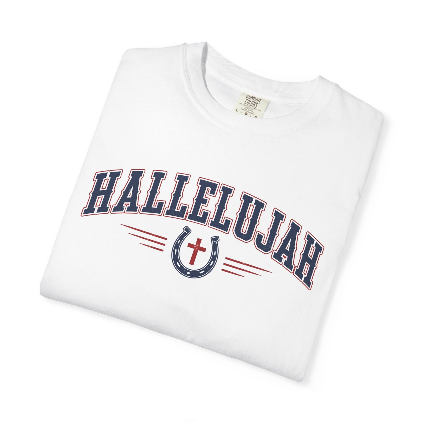 Hallelujah Patriotic Western Tee