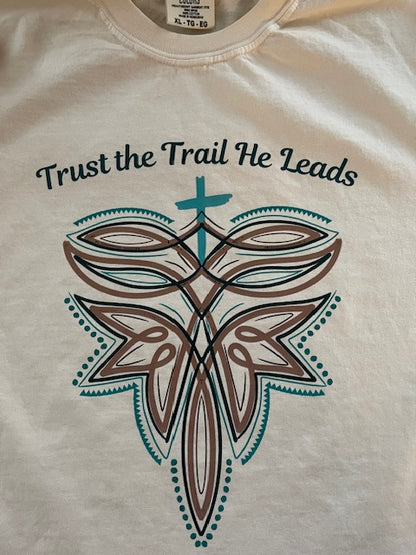 Trust the Trail He Leads Tee | Faith-Inspired Western Graphic Tee
