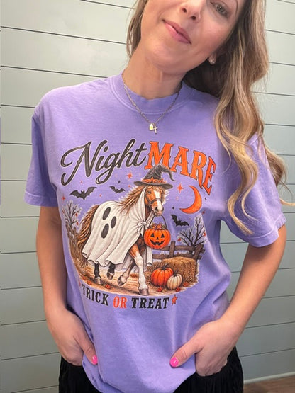 NightMARE Halloween Horse Shirt Youth & Adult Trick or Treat Tee