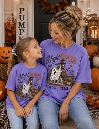 NightMARE Halloween Horse Shirt Youth & Adult Trick or Treat Tee