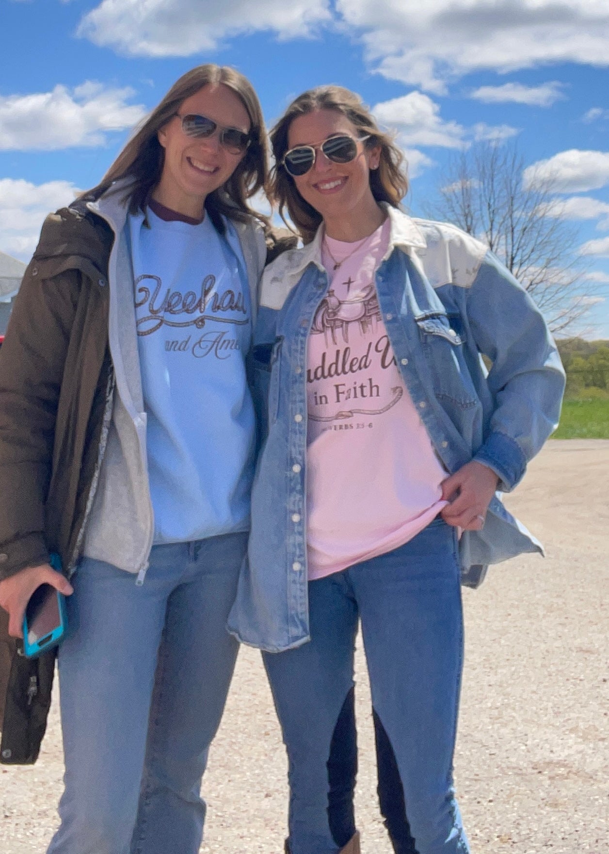 Saddled Up in Faith Tee