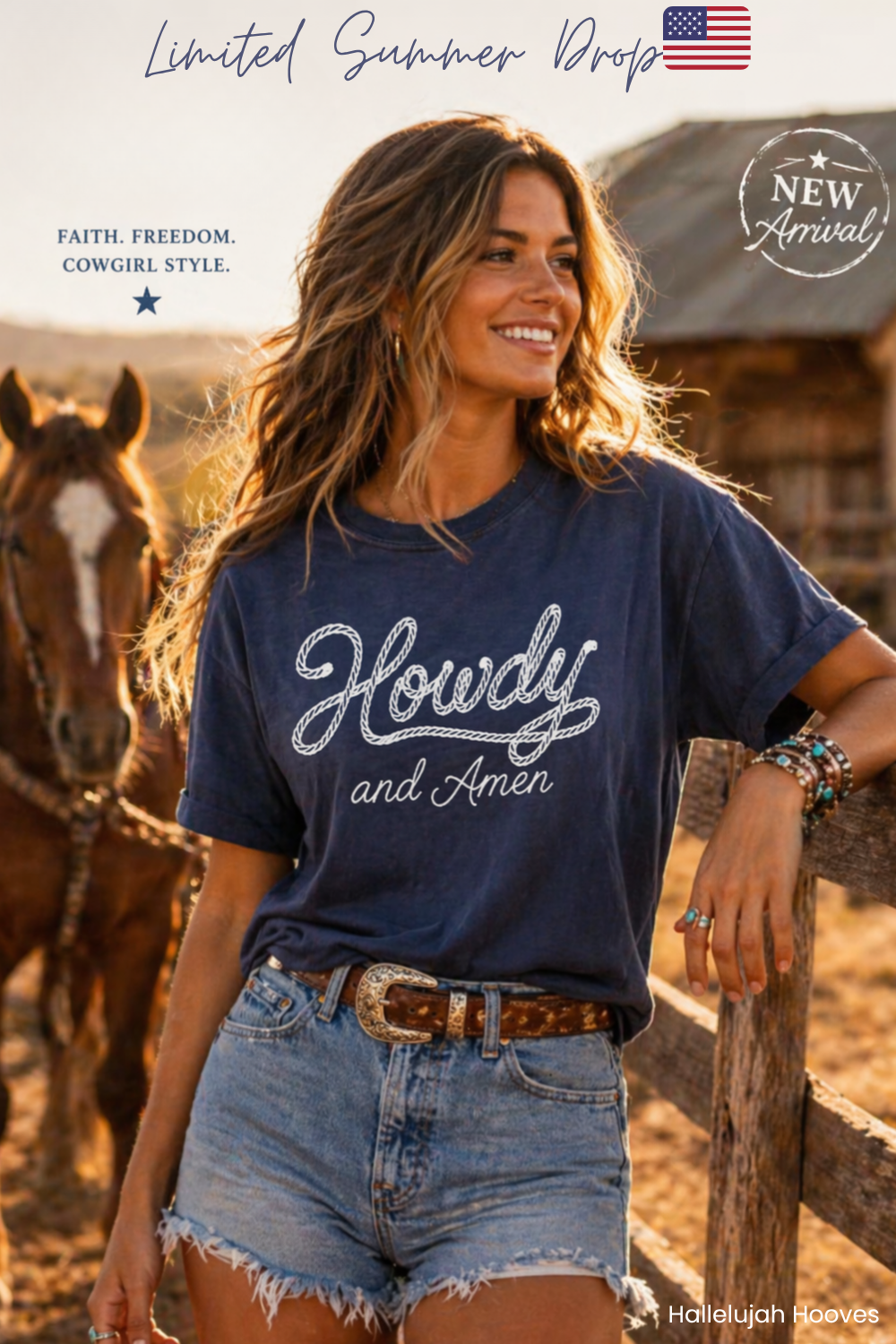 Howdy & Amen Western Cowgirl Shirt