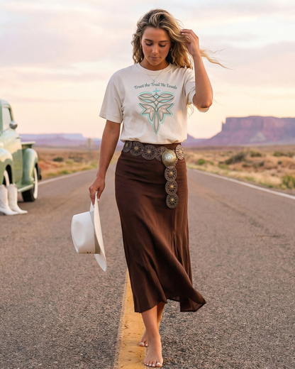 Trust the Trail He Leads Tee | Faith-Inspired Western Graphic Tee