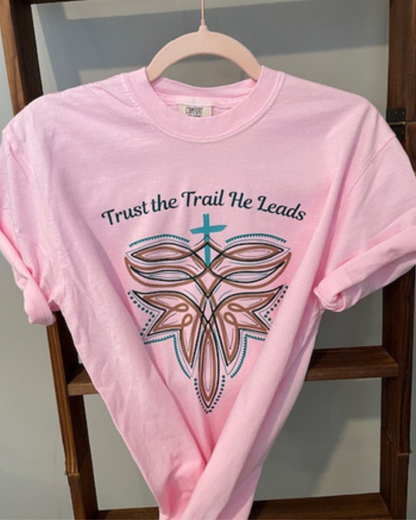 Trust the Trail He Leads Tee | Faith-Inspired Western Graphic Tee