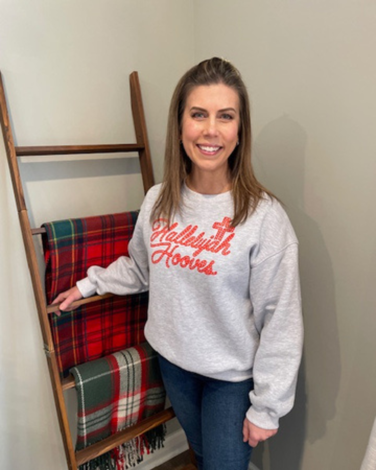Western Faith Sweatshirt | Cowgirl Christian Sweatshirt | Hallelujah Hooves™  Crew