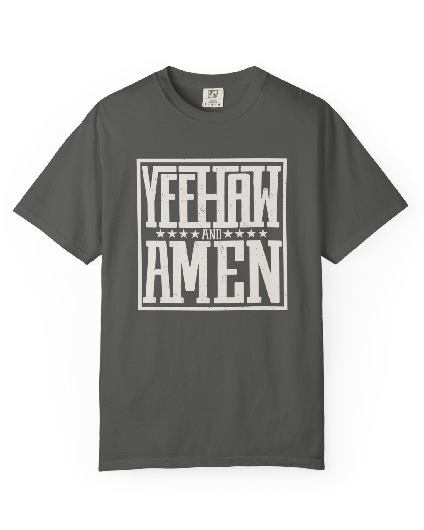 Yeehaw & Amen Matching Couple Tees