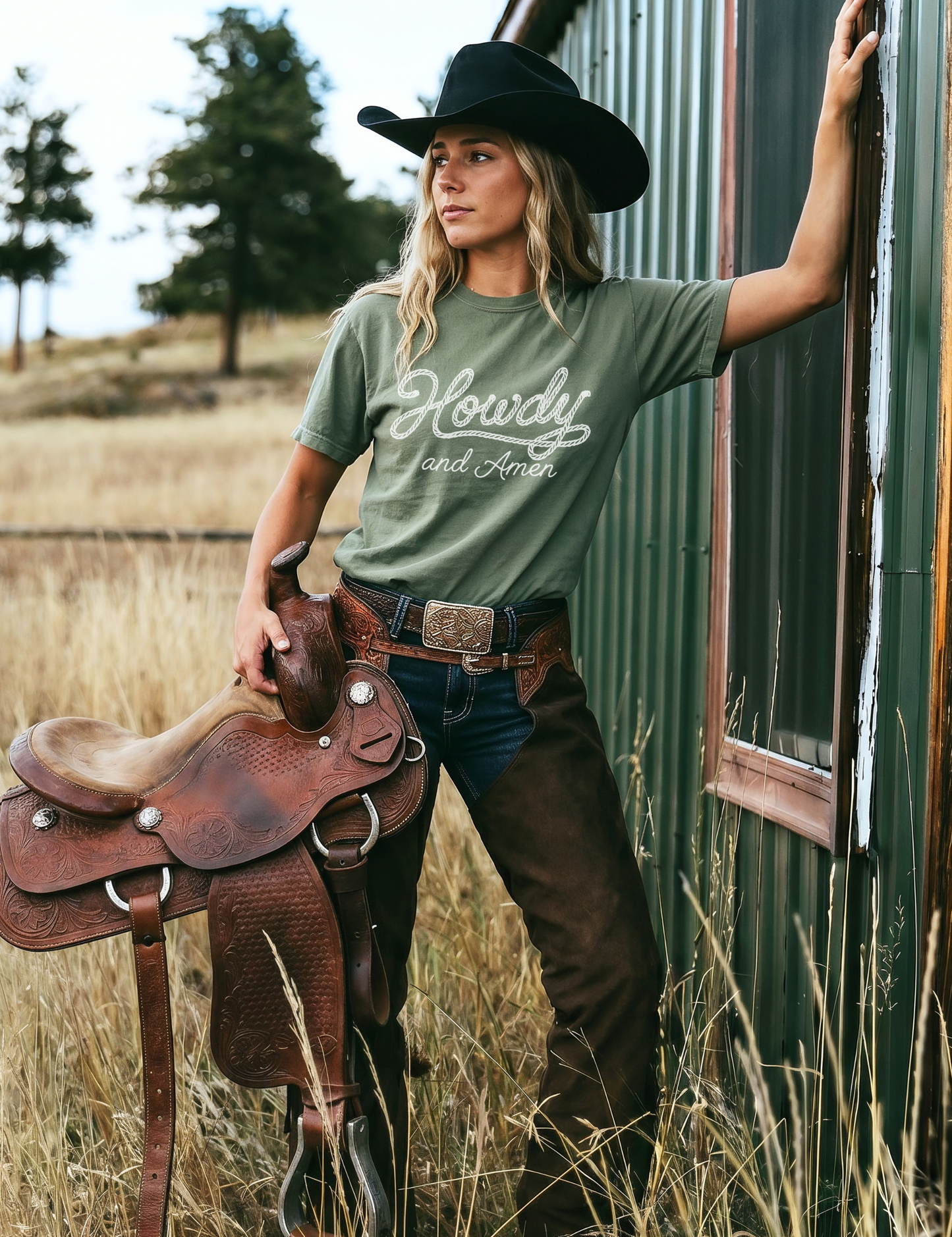 Howdy & Amen Western Cowgirl Shirt